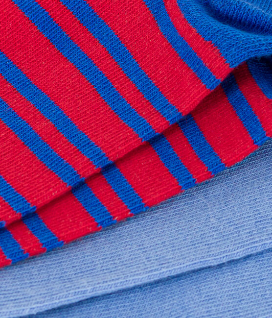 Children's Cotton Jersey Striped Socks - Pack of 2 variante 1