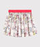 Girls' Poplin Skirt MARSHMALLOW white/MULTICO white