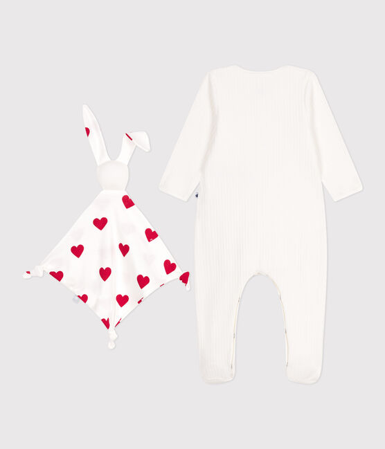 Newborn baby gift set in velvet variante 1