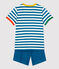 Boys' Cotton Short Pyjamas MALLARD /MARSHMALLOW