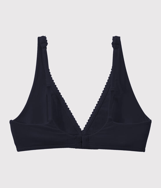 Women's Stretch Cotton Bra SMOKING blue