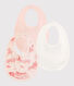 Baby Girls' Paris Ribbed Bibs - 3-Pack