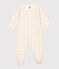 Babies' Floral Tube Knit Pyjamas MARSHMALLOW white/MULTICO white