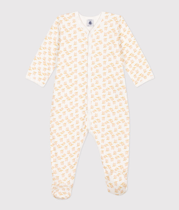 Babies' Floral Tube Knit Pyjamas white/multicolor