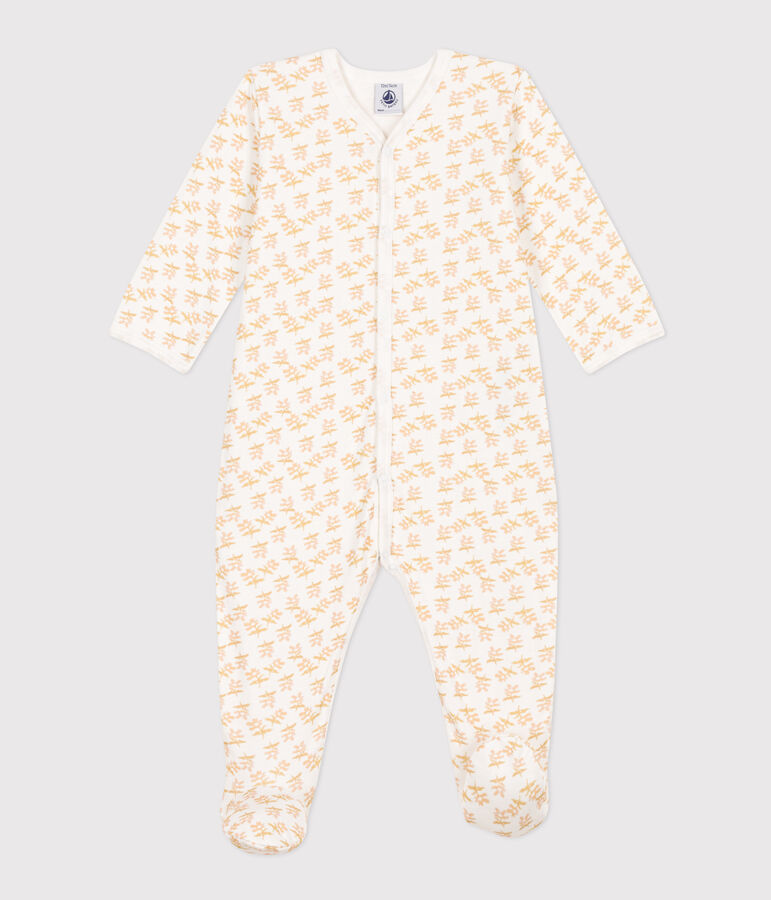 Babies' Floral Tube Knit Pyjamas white/multicolor