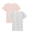Little girl's short sleeved tee-shirtduo variante 1