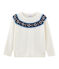 Girls' Pullover MARSHMALLOW white/MULTICO white