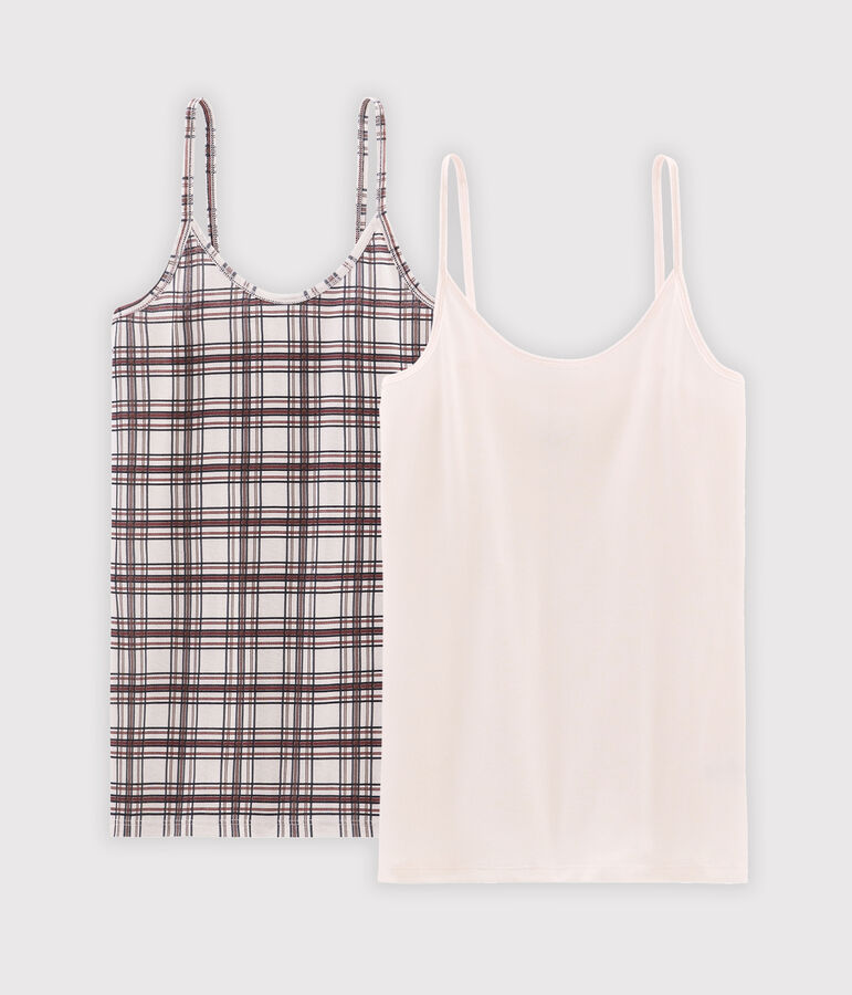 Women's Strappy Shirt - 2-Piece Set multicolor