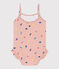 Babies' Recycled Fabric Swimsuit SALINE pink/MULTICO white