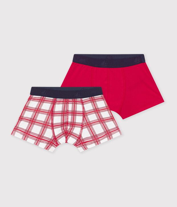 Lot de 2 boxers en coton multicolor