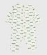 Babies' footless printed cotton pyjama suit