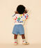 Babies' Lightweight Fleece Sweatshirt MARSHMALLOW white/MULTICO white