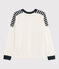 Women's sweatshirt MARSHMALLOW white/SMOKING blue