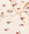 Babies' Patterned Cotton Gauze Blouse AVALANCHE white/MULTICO