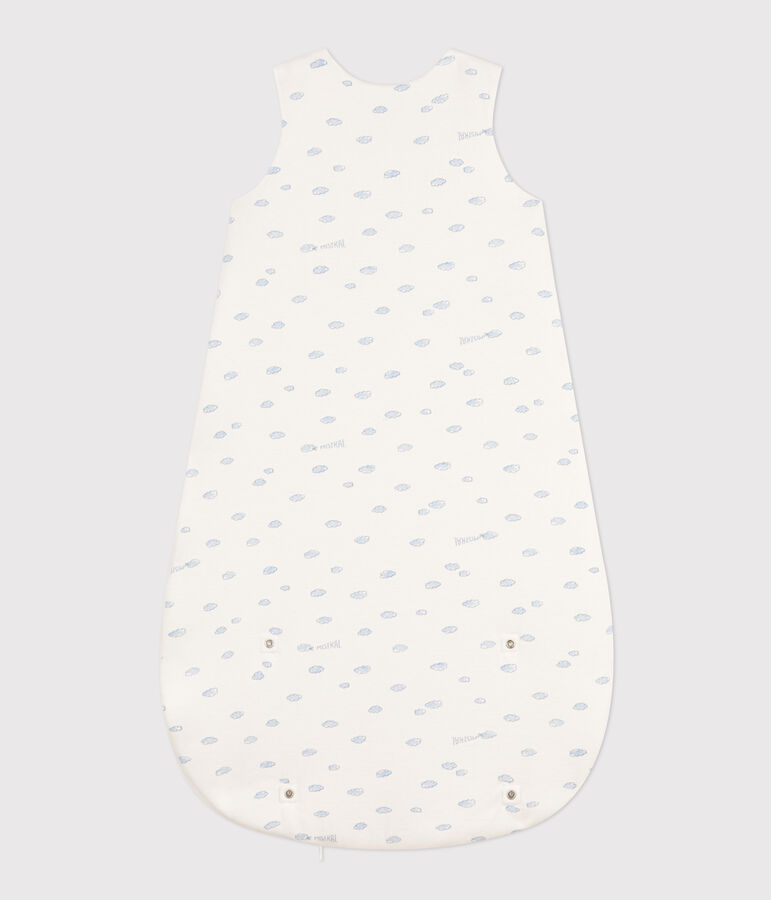 Cotton TOG 2-Rated cloud-pattern sleeping bag white/multicolor
