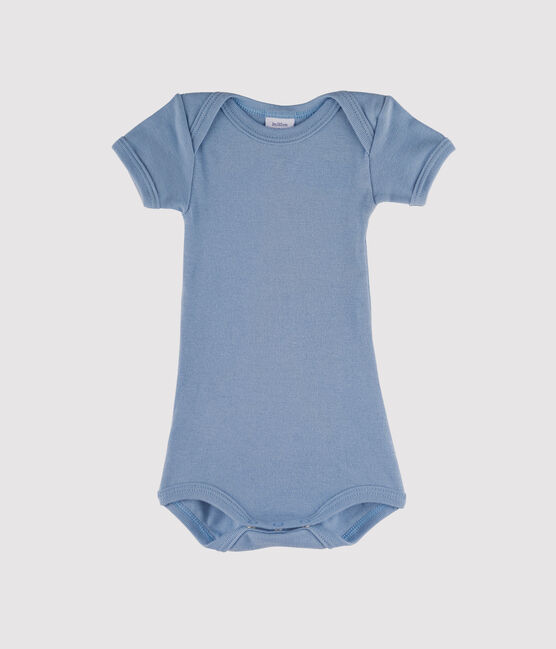 Baby Boys' Short-Sleeved Bodysuit ACIER