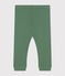 Babies' cotton leggings PALMERAIE green