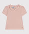Girls' short-sleeved T-shirt SALINE pink