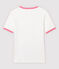Women's Cotton T-Shirt MARSHMALLOW white/GRETEL pink