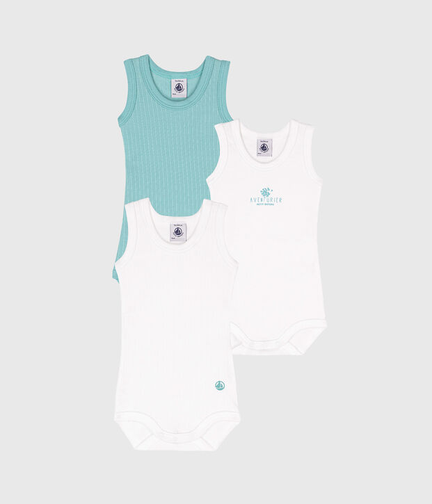 Lot de 3 bodies d&eacute;bardeurs b&eacute;b&eacute; multicolor