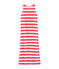 Women's sleeveless dress GROSEILLER pink/MARSHMALLOW white