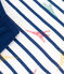 Children's short Paris print cotton pyjamas MEDIEVAL blue/MULTICO white
