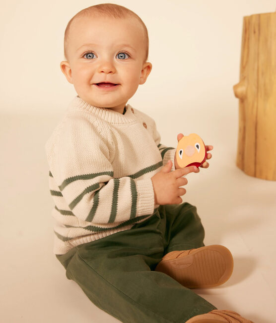 Babies' Cotton Jumper AVALANCHE /CROCO