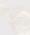 Women's spotted cotton and elastane bra MARSHMALLOW white