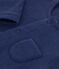 Babies' Plain Organic Tube Knit Long Playsuit CHALOUPE blue