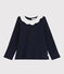 Baby girl's long-sleeved blouse SMOKING blue