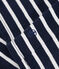 Women's Straight Round-Neck Cotton T-Shirt SMOKING blue/MARSHMALLOW white