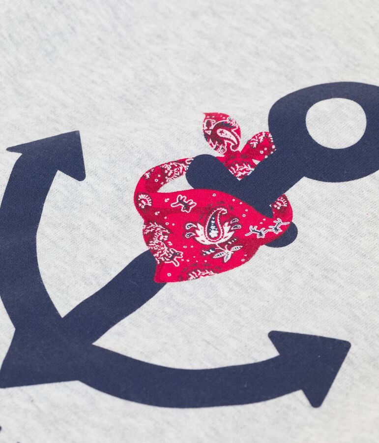 Boys' Short-Sleeved Cotton T-Shirt grey