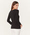 Women's 3/4 sleeved t-shirt NOIR black