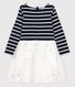 Girls' Long-Sleeved Cotton/Tulle Dress