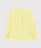 Boys' Linen Turn-Up Shirt CITRONEL yellow