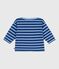 Babies' cotton Breton top with a seagull badge CREPUSCULE /FLO
