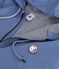Women's short raincoat blue