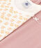 Girls' Flower Short-Sleeved Cotton T-Shirts - 2-Pack variante 1