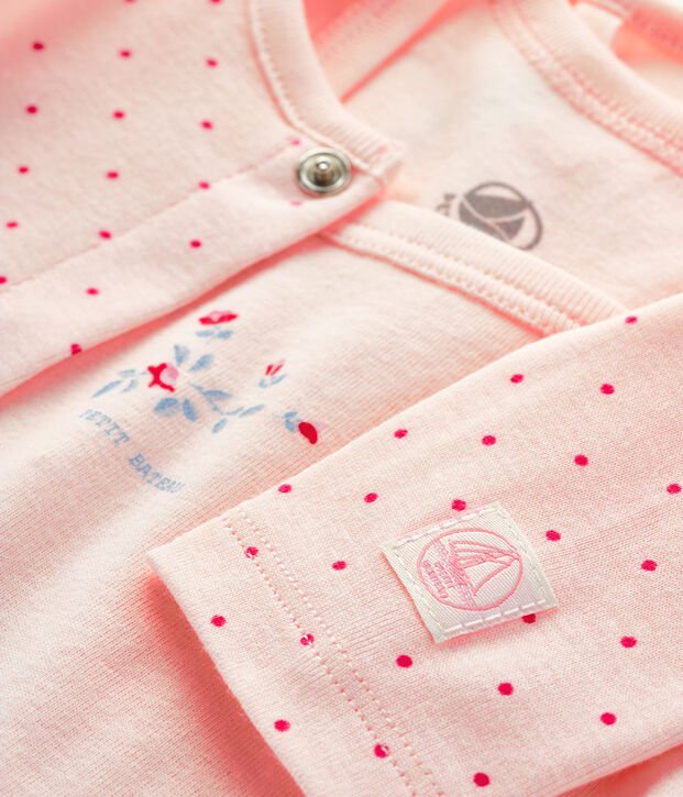 Babies' Ribbed Clothing - 2-Piece Set pink/pink