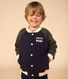 Boys' fleece baseball jacket