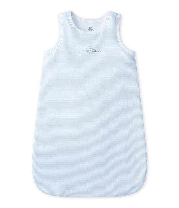 Baby boys' milleraies-striped newborn sleep sack blue/white