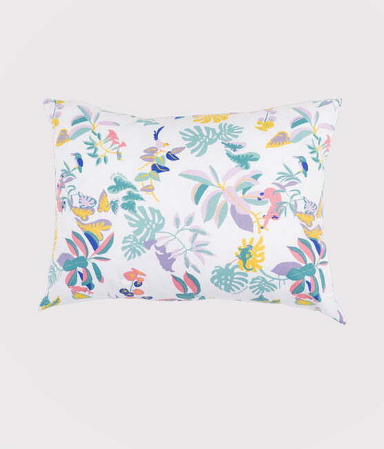Jungle Print Poplin Cushion MARSHMALLOW white/MULTICO white