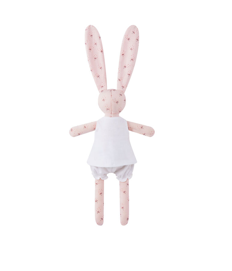 Printed rabbit comfort object pink/multicolor