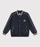 Children's varsity-style jacket in plain cotton SMOKING