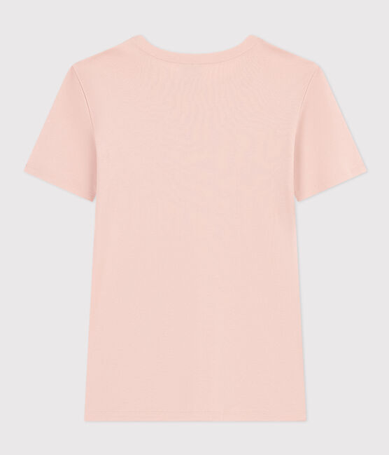 Women's Iconic Cotton Round Neck T-Shirt SALINE pink