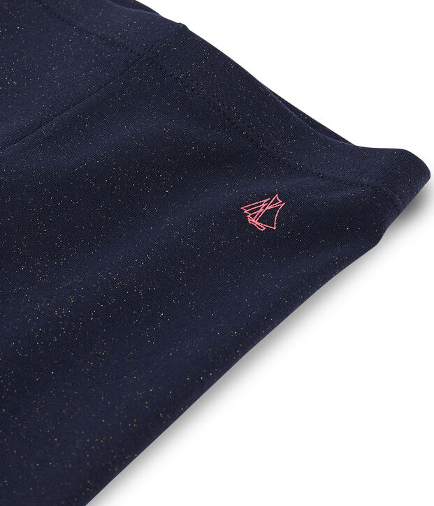 Girls' Cycling Shorts blue/yellow