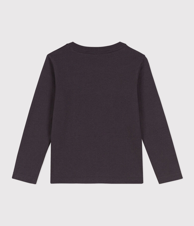 Boys' Long-Sleeved Cotton T-Shirt grey