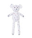 Doudou bébé ourson imprimé