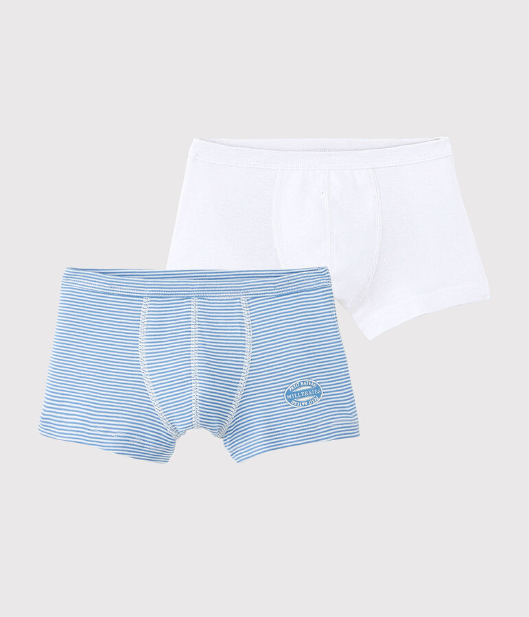 Boys' Organic Cotton Boxer Shorts - 2-Pack multicolor