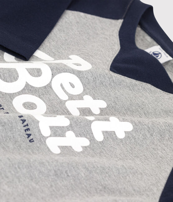 Tee-shirt manches longues en jersey enfant garçon SUBWAY grey/SMOKING blue
